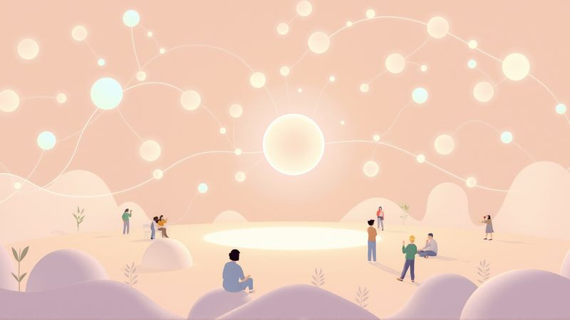 Un diseño ilustrativo representa salud y bienestar