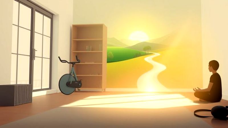 Meditación interior encuentra serenidad y energía
