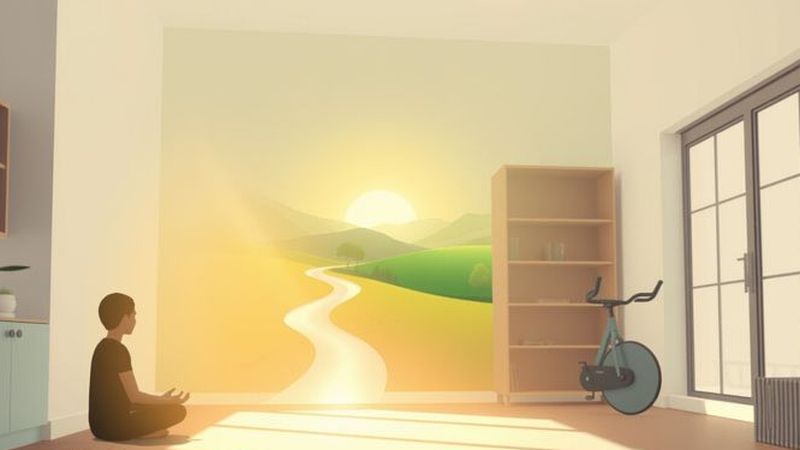 Meditación interior encuentra serenidad y energía