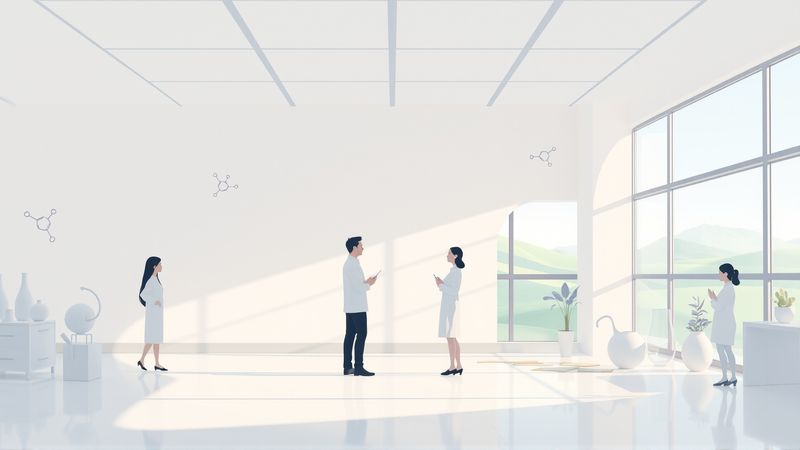 Un laboratorio tranquilo transmite salud y calma