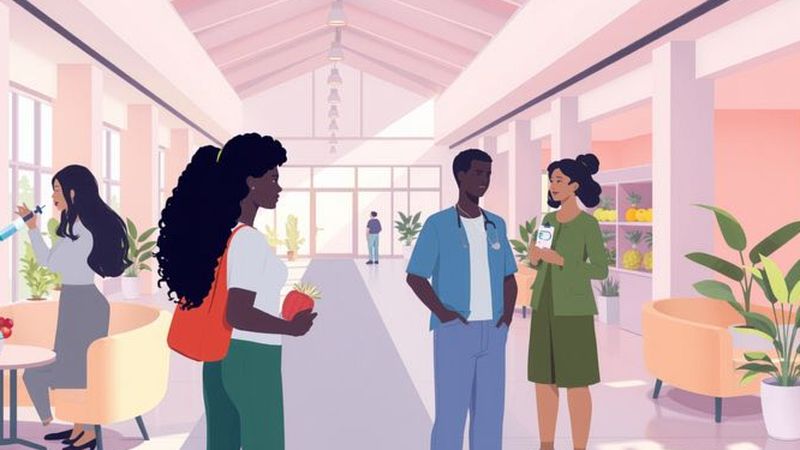 Un centro comunitario tranquilo y acogedor ofrece bienestar