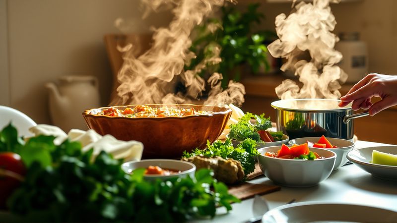 Cocina tranquila ofrece comida saludable y cuidada