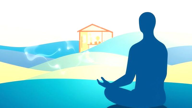 Meditación serena fusiona naturaleza y bienestar digital