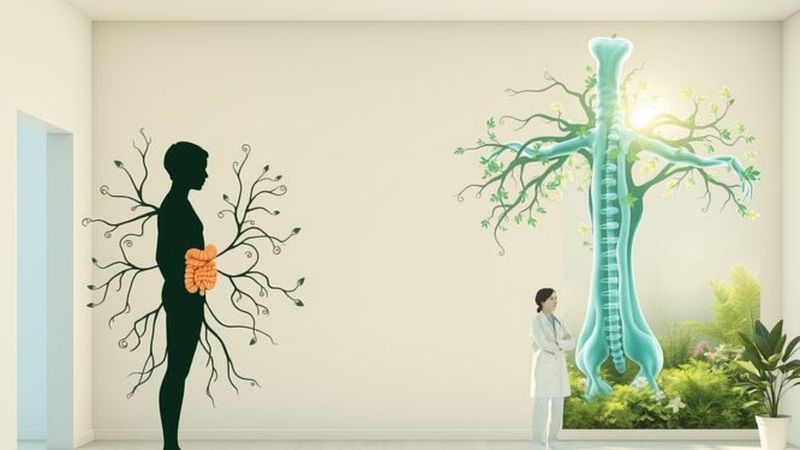 Salud y bienestar se ilustran delicadamente