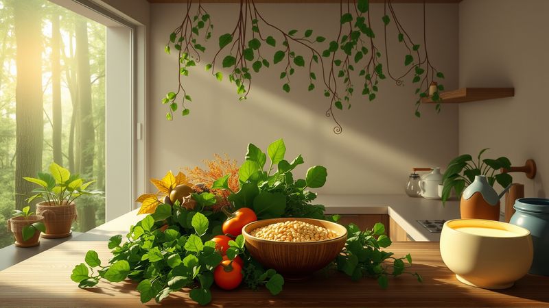 Una cocina serena