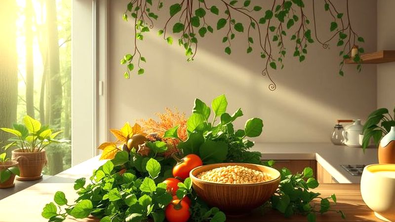 Una cocina serena