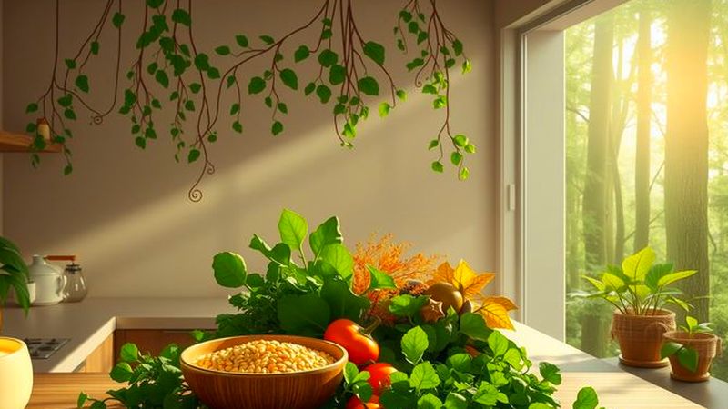 Una cocina serena