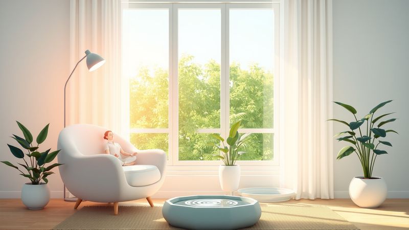 Un salón minimalista transmite paz y calma