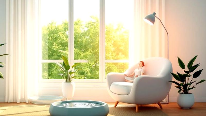 Un salón minimalista transmite paz y calma