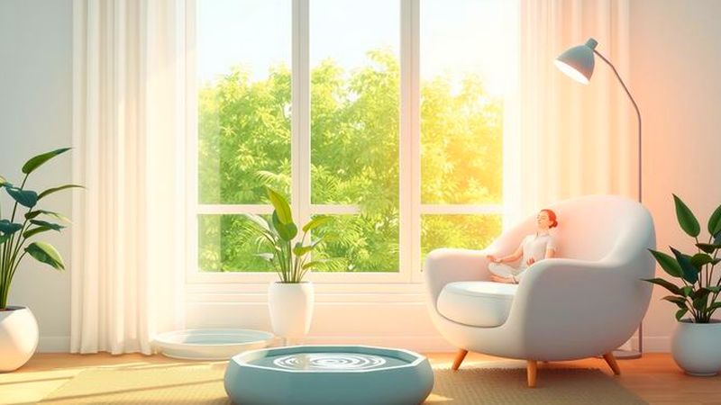 Un salón minimalista transmite paz y calma