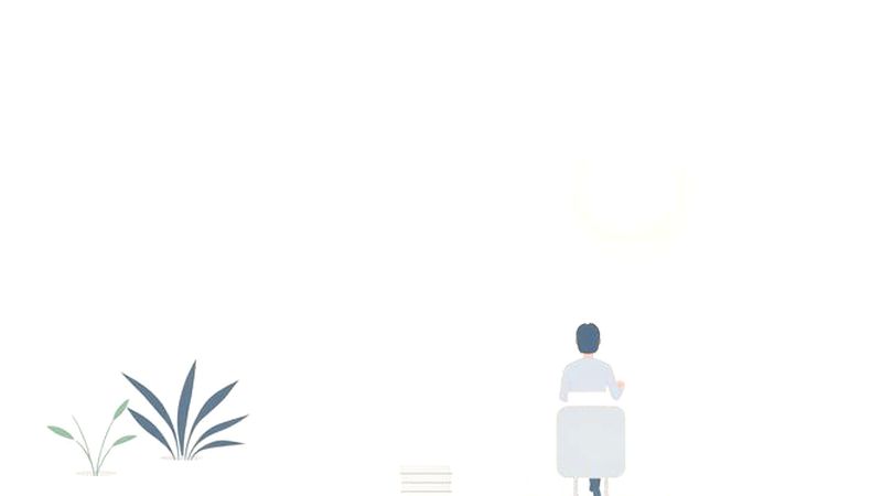 Una figura encuentra paz y progreso